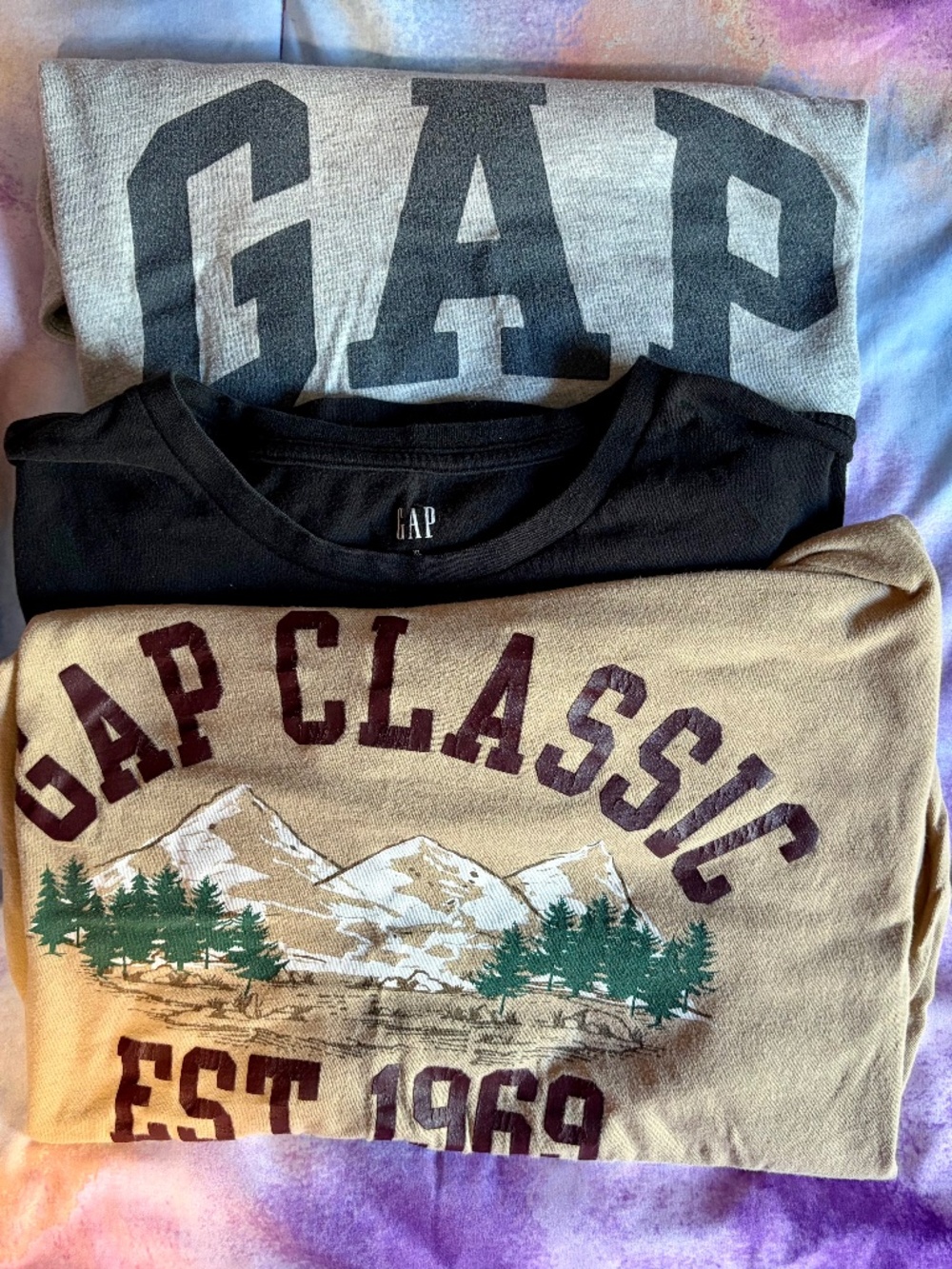 (3) Men’s Gap T-shirts XL